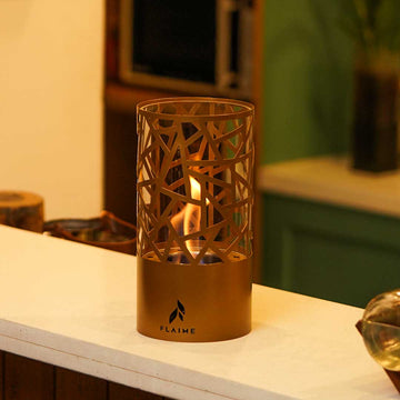 Asta Gold - Modern Fireplace